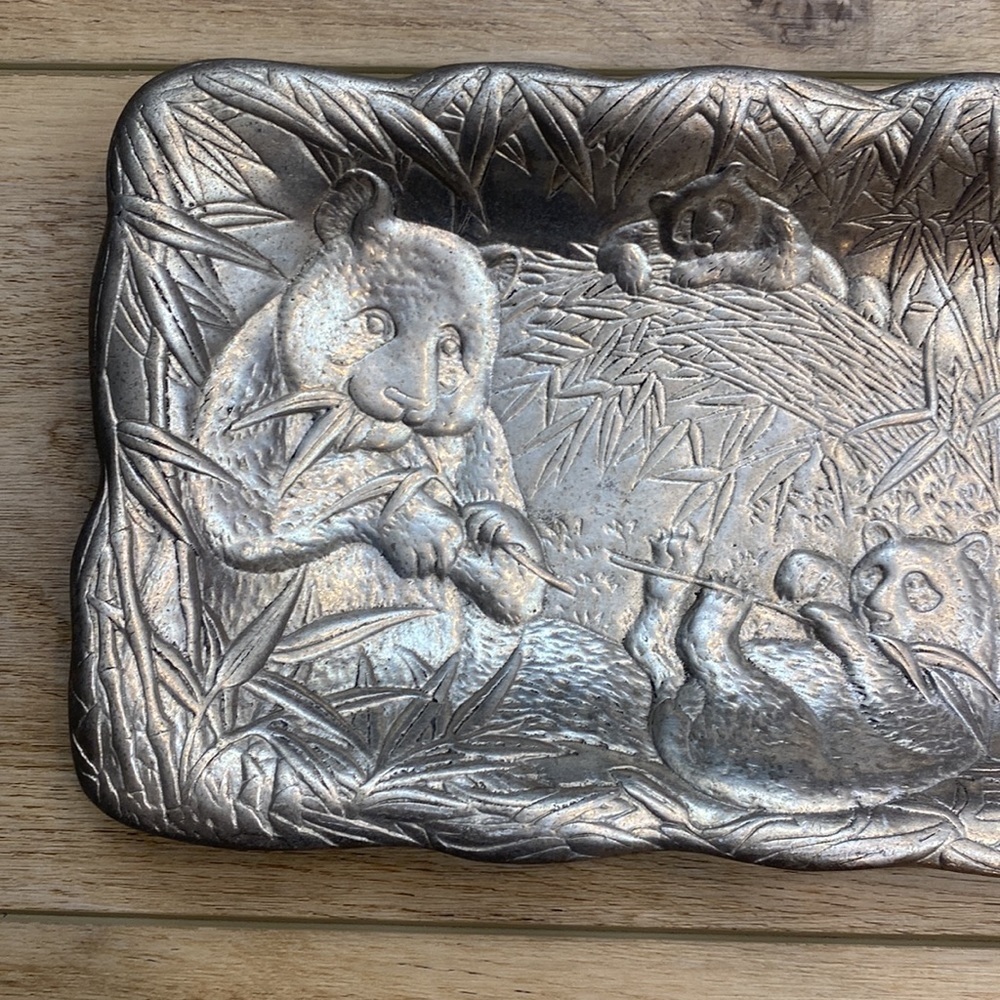 Vintage Arthur Court Panda Tray - Picture 3 of 11